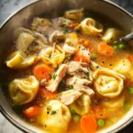 Easy Chicken Tortellini Soup