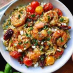 Greek Shrimp with Orzo and Feta (One-Pan, 30-Minute Meal)