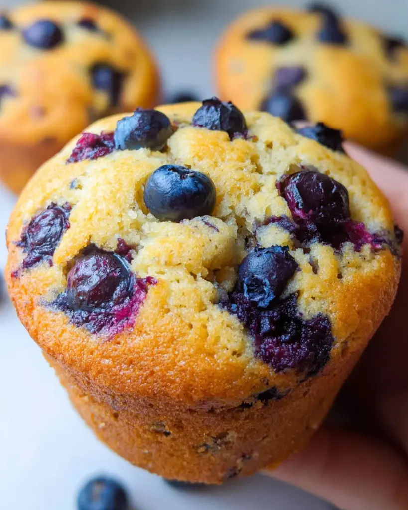 Healthy Blueberry Muffins