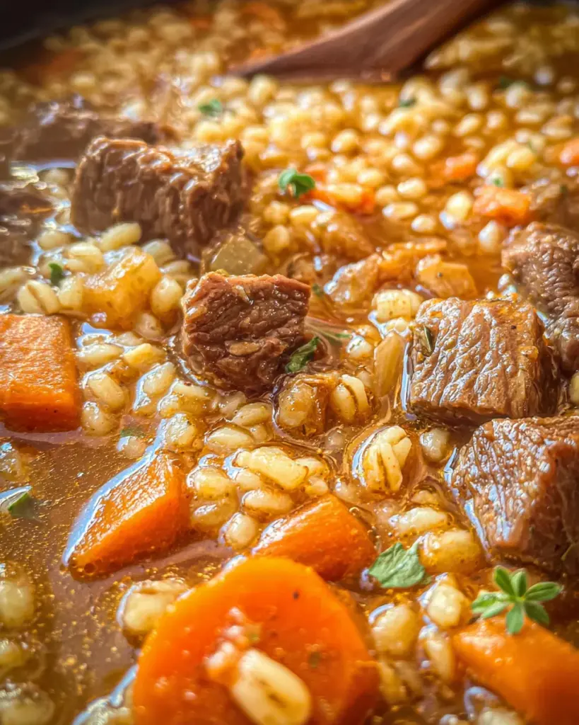 Hearty Beef Barley Soup