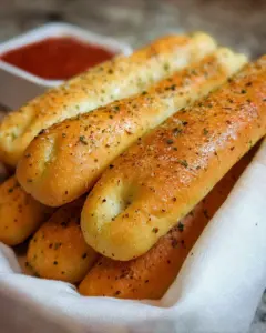 Homemade Garlic Butter Breadsticks