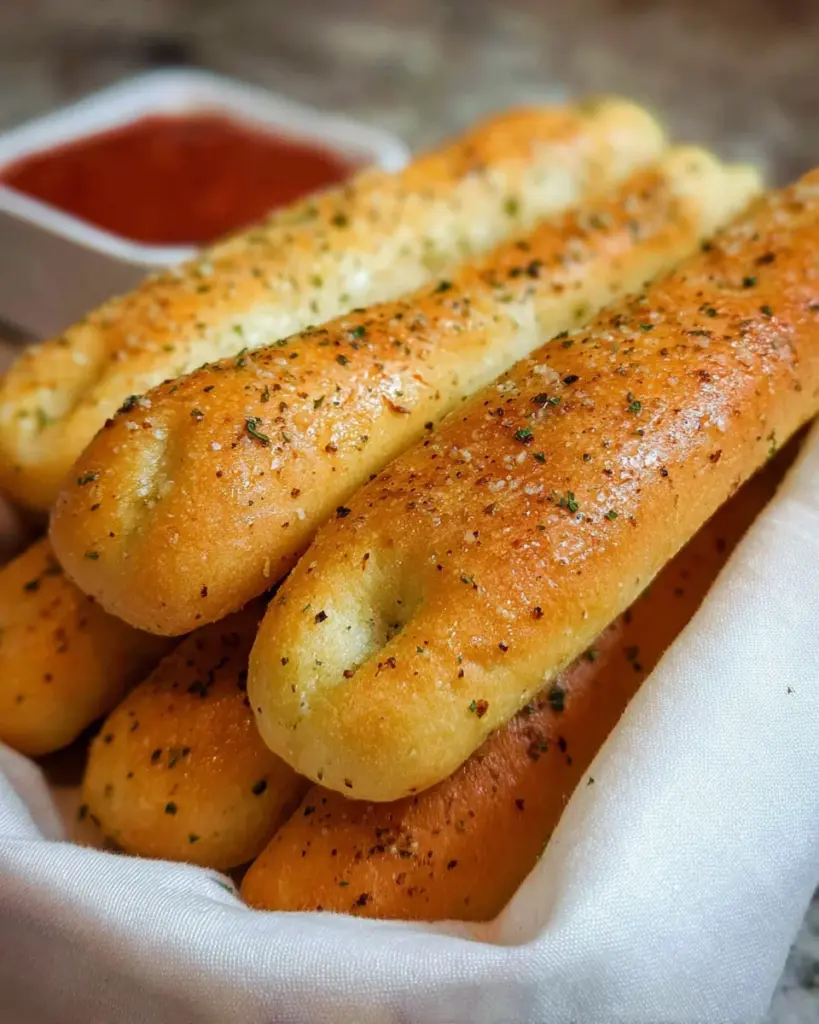 Homemade Garlic Butter Breadsticks