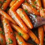 Honey Garlic Roasted Carrots