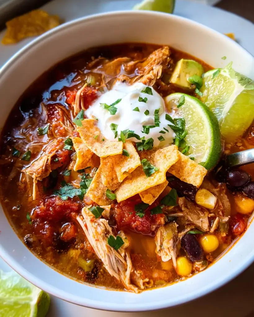 Instant Pot Chicken Tortilla Soup
