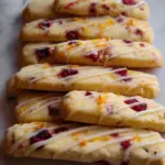 Orange Cranberry Shortbread Cookies