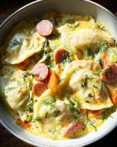 Pierogi Dill Soup