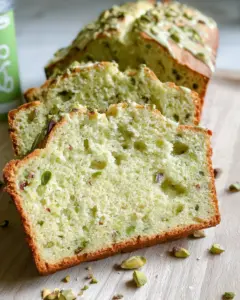 Pistachio Pudding Bread