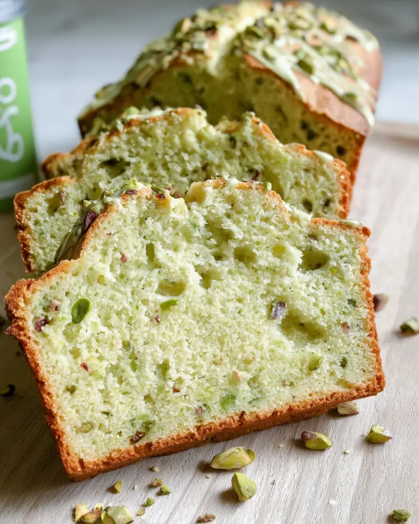 Pistachio Pudding Bread