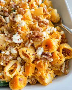 Pumpkin Feta Pasta