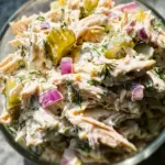 Savory Dill Pickle Chicken Salad