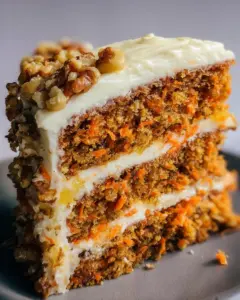 Scratch Carrot Cake with Pineapple