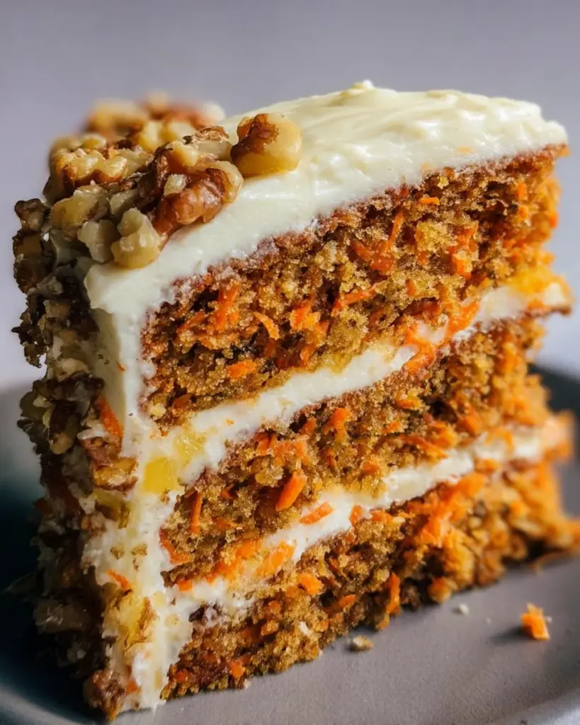 Scratch Carrot Cake with Pineapple