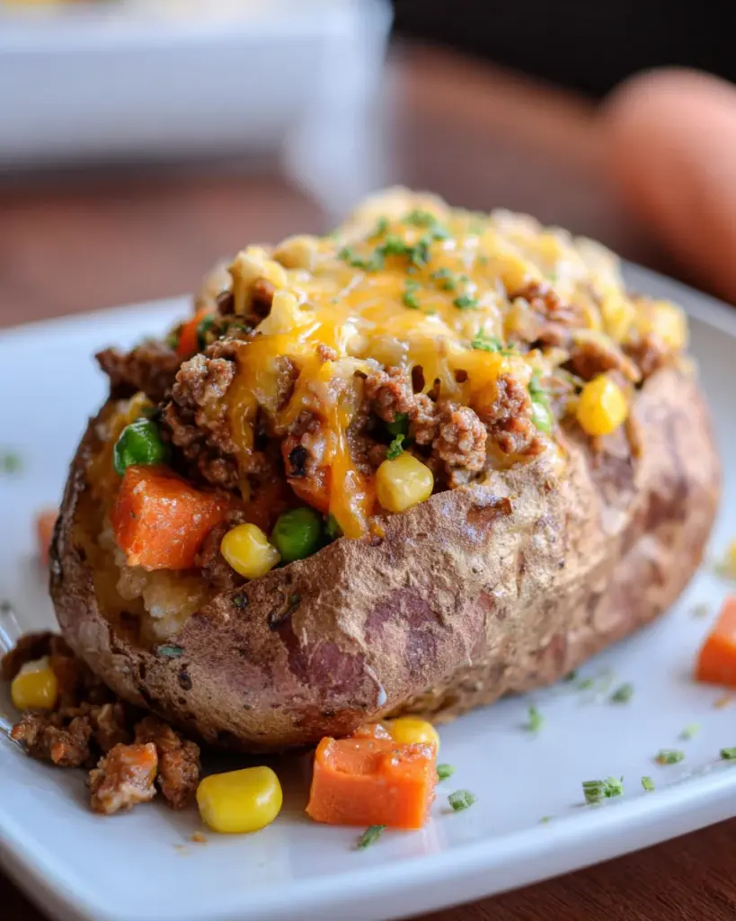 Shepherd's Pie Baked Potatoes