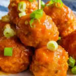 Slow Cooker Buffalo Chicken Meatballs