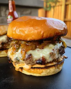 Smoked Cajun Burgers