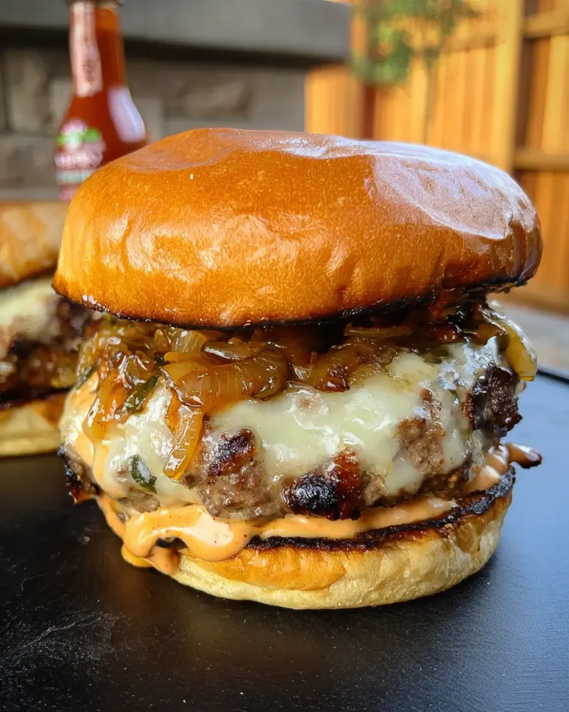Smoked Cajun Burgers