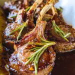 Balsamic Garlic Lamb Chops