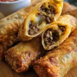 Cheeseburger Spring Rolls