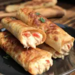 Chicken Taquitos with Queso