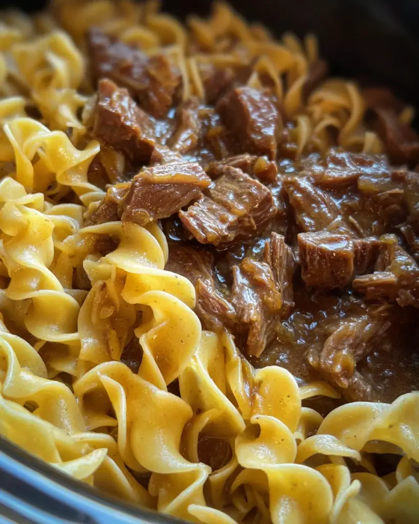 Crockpot Beef And Noodles Recipe