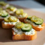 Dill Pickle Crostini