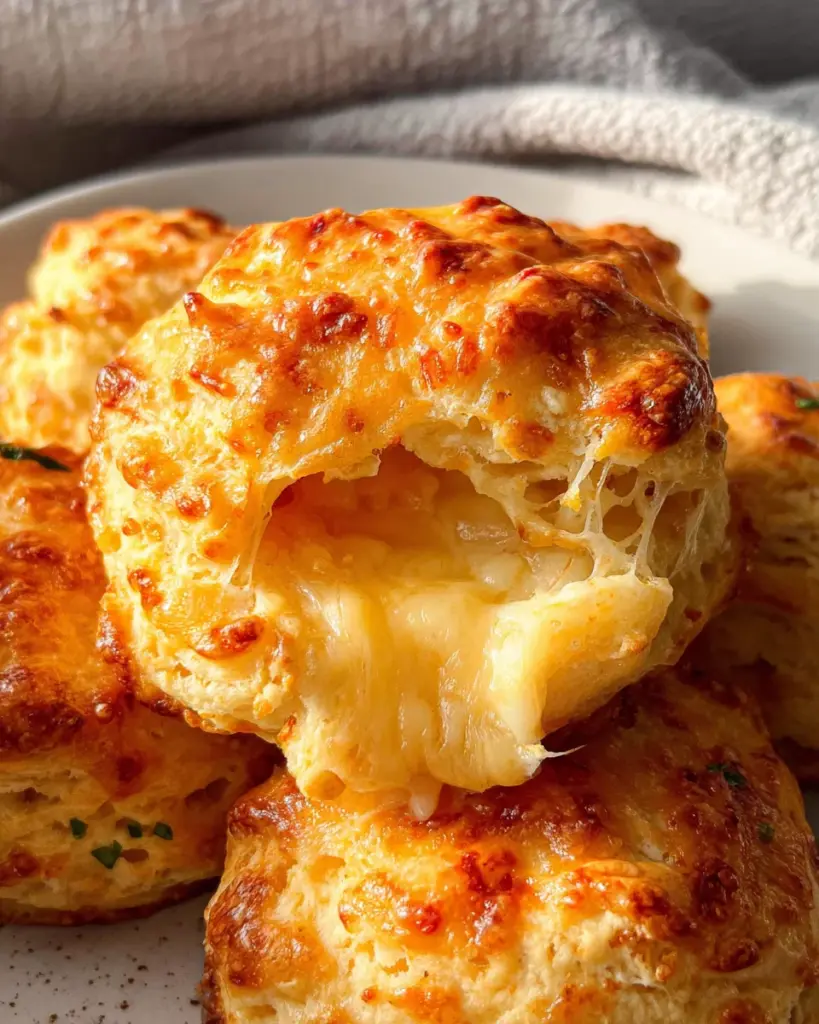 Fluffy Mozzarella Biscuits