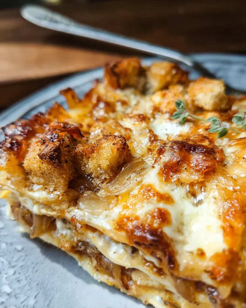 French Onion Lasagna