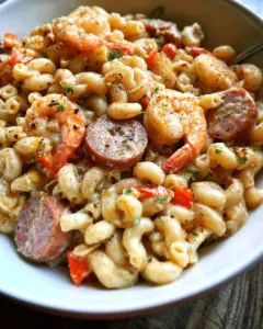 Instant Pot Cajun Sausage and Shrimp Pasta