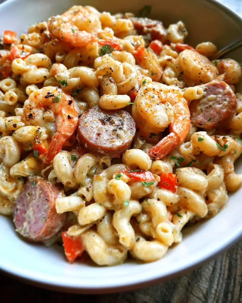 Instant Pot Cajun Sausage and Shrimp Pasta