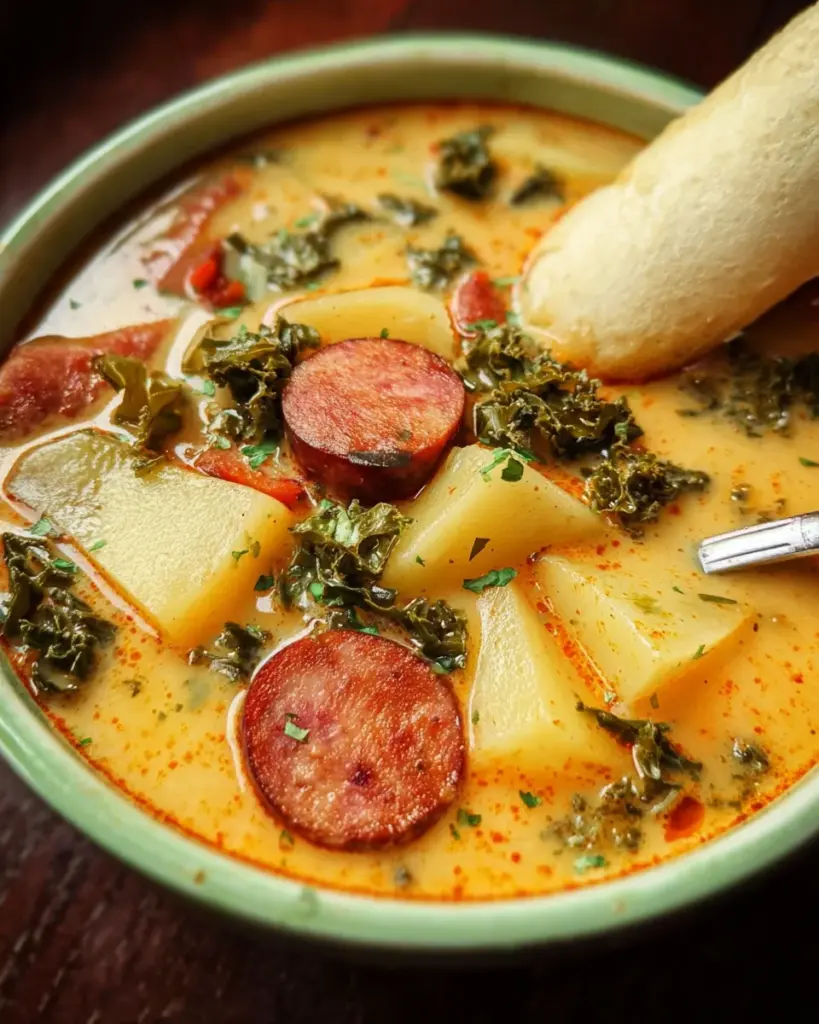 Instant Pot Smoky Sausage and Potato Soup