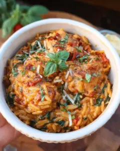 Marry Me Chicken Orzo