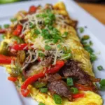Philly Cheesesteak Omelet