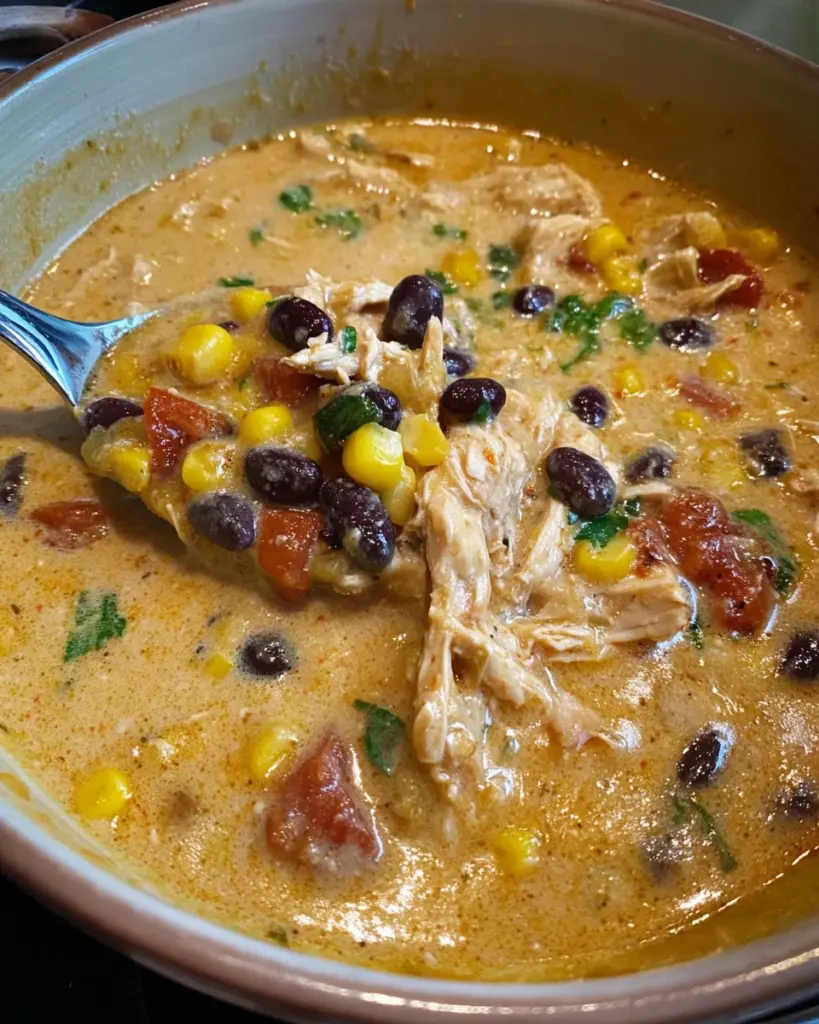Queso Chicken Taco Soup