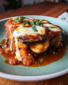 Seafood Eggplant Parmigiana