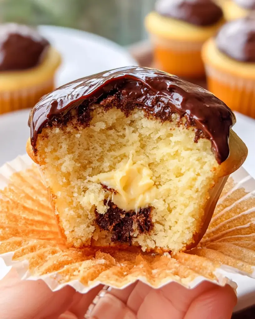 Boston Cream Pie Cupcakes