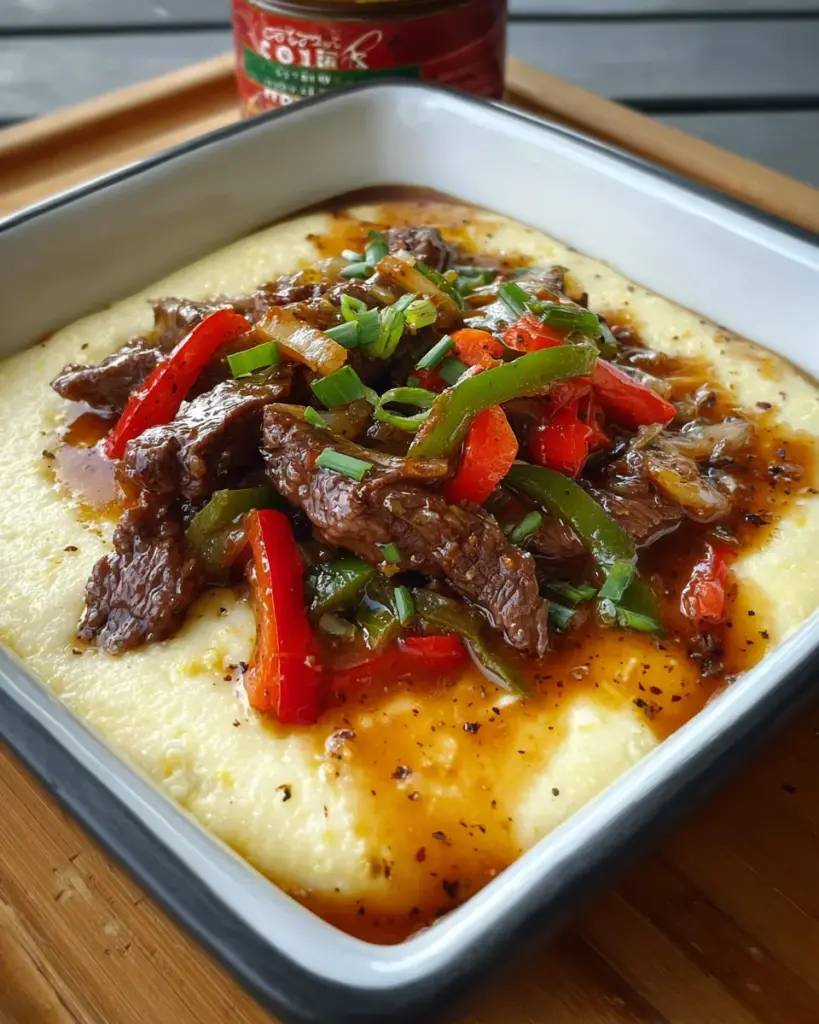 Cajun Beef and Grits