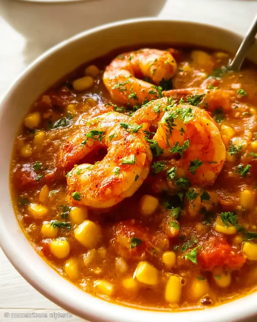 Cajun Corn Shrimp Soup