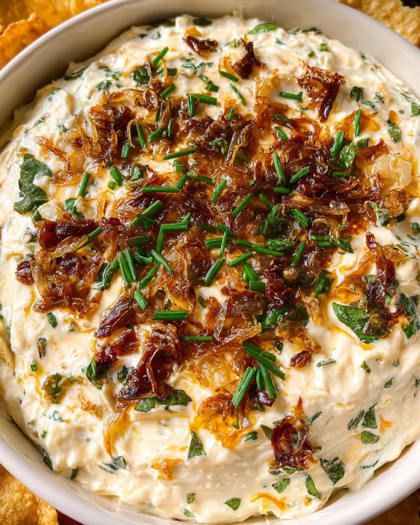 Caramelized Onion Chip Dip