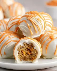 Carrot Cake Cheesecake Bites