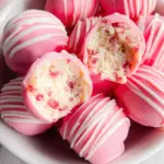 Cherry Chip Cheesecake Bites