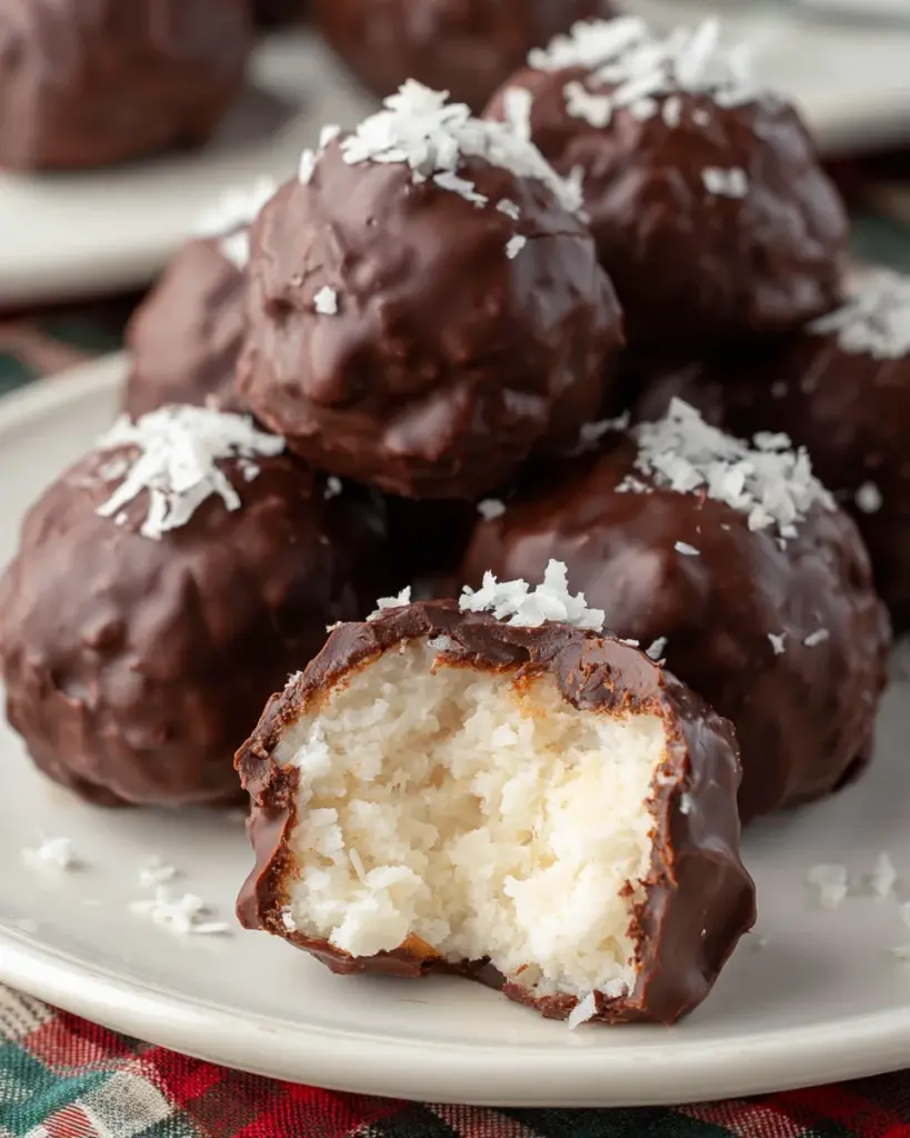 Chocolate Coconut Cream Balls