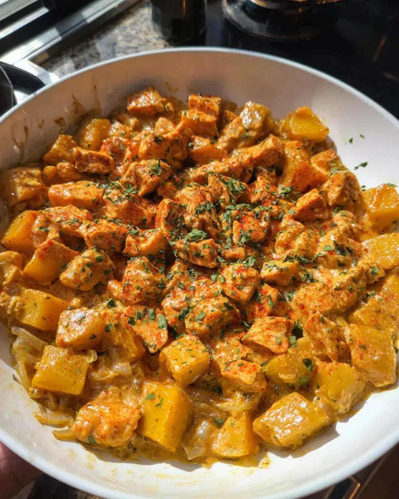 Creamy Cajun Chicken & Potatoes