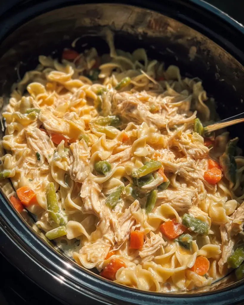 Crockpot Chicken and Noodles
