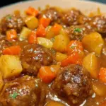 Crockpot Meatball Pot Roast