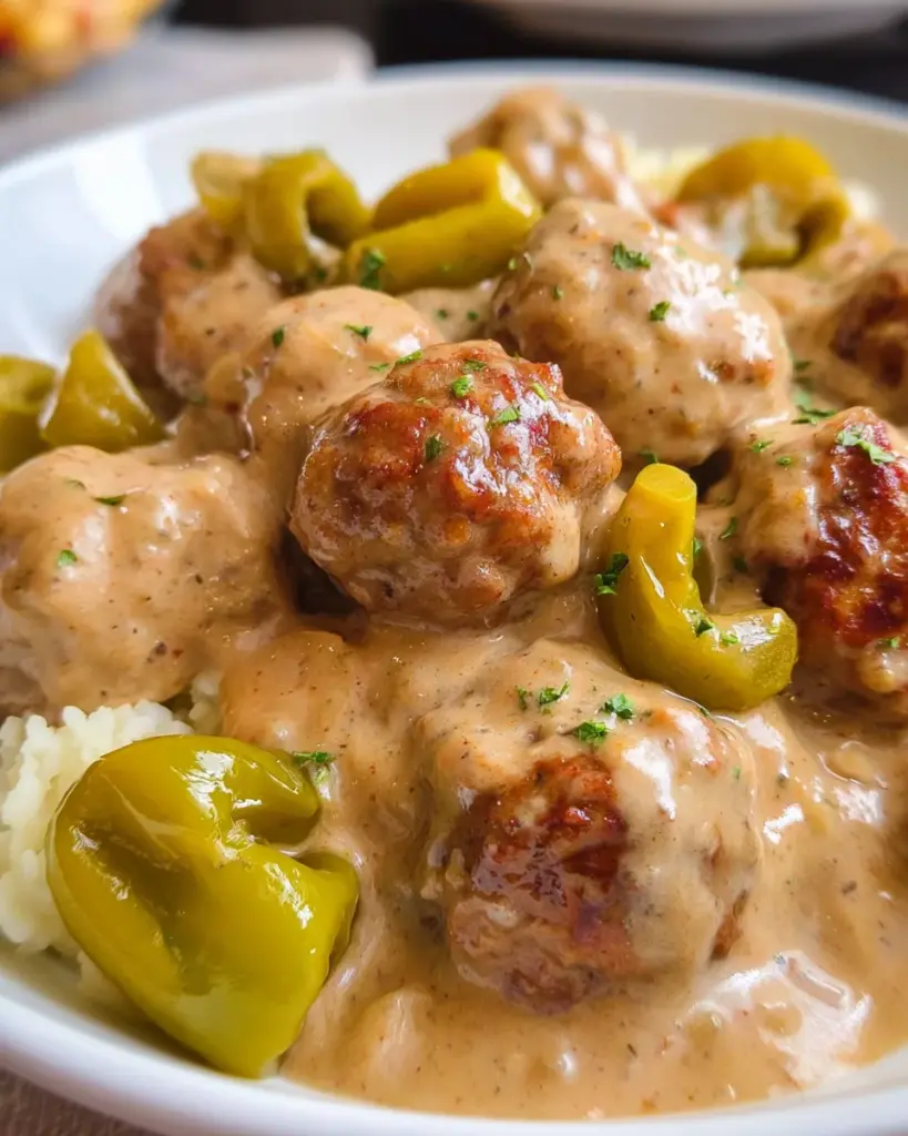 Crockpot Mississippi Meatballs