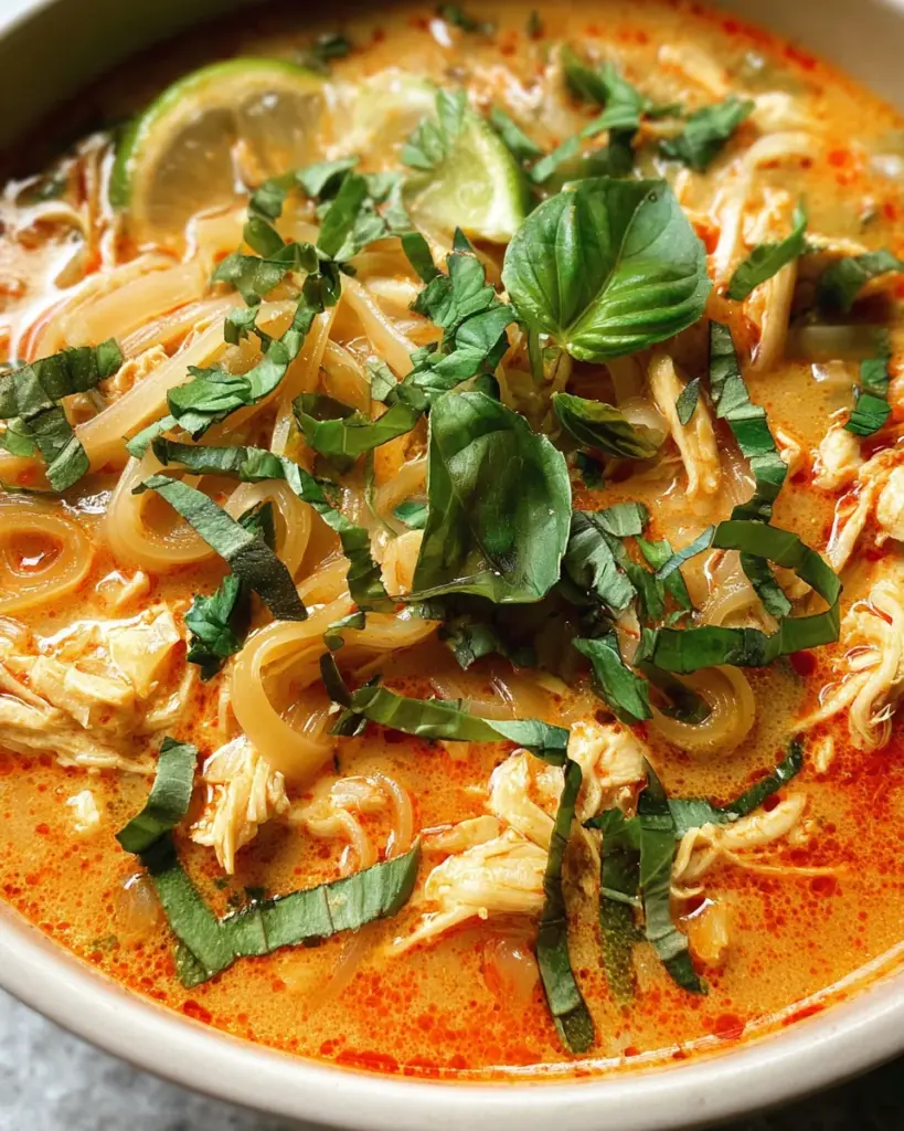 Easy Thai Chicken Curry Soup