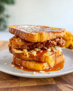 French Toast Fried Chicken Sandwich