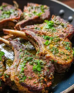 Garlic and Herb Crusted Lamb Chops Recipe