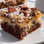 German Chocolate Poke Cake