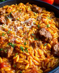Giouvetsi (Greek Beef Stew with Orzo)